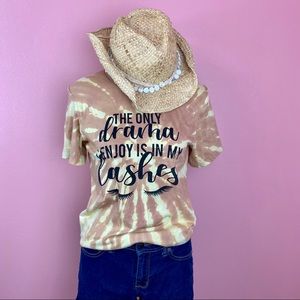 SBT Original hand bleach dyed graphic tee